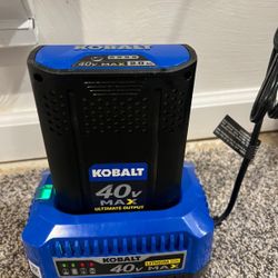 Kobalt 40v Battery and Charger