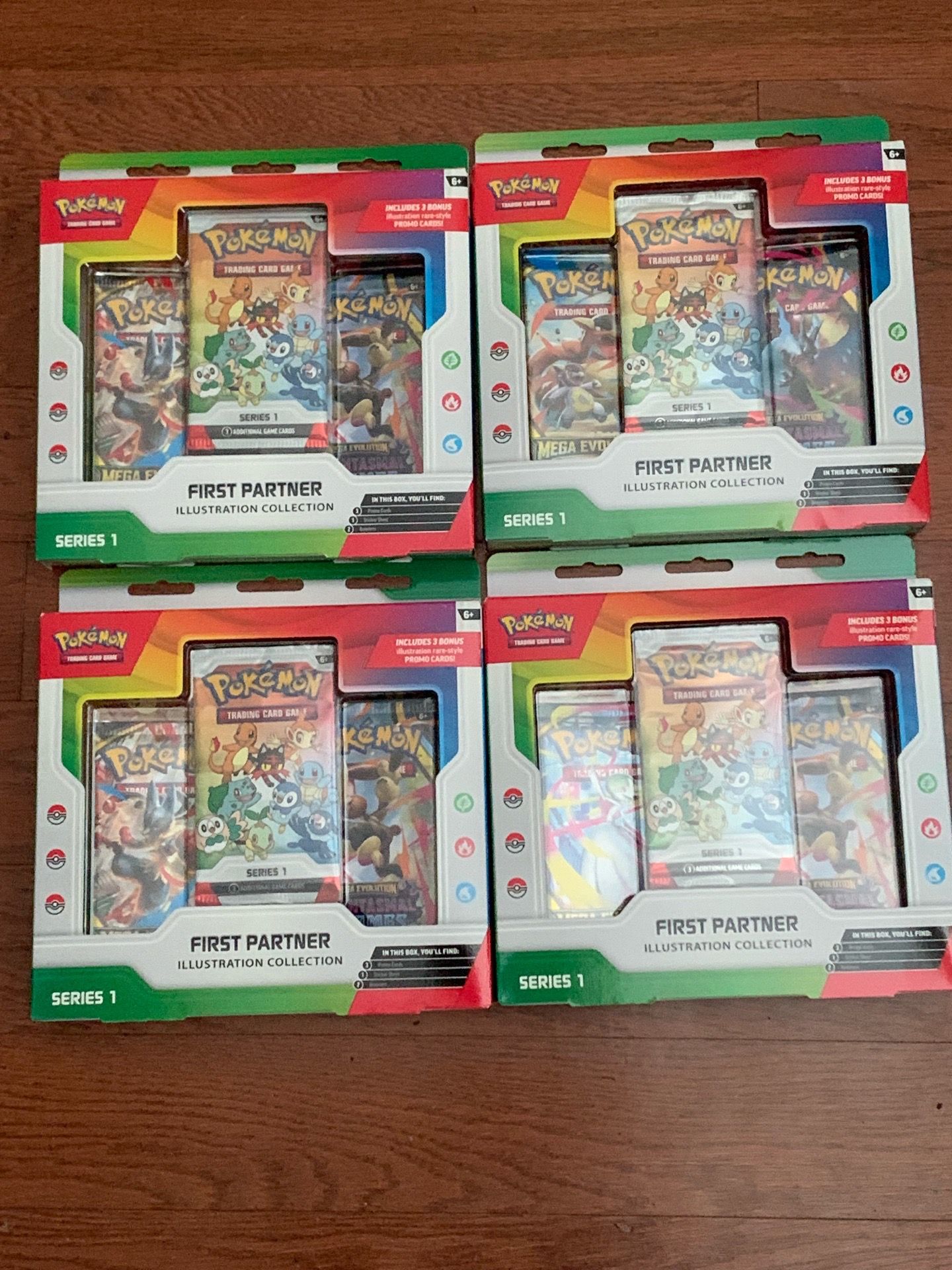 Pokemon First Partner Illustration Collection Series 1 New Sealed