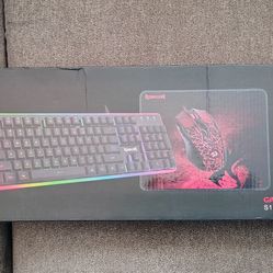  Redragon Keyboard, Mouse and Mousepad.