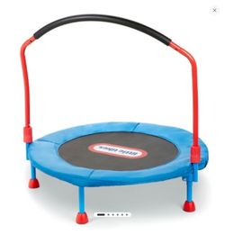 Little Tikes 3-Foot Kids Trampoline with Handle Bar