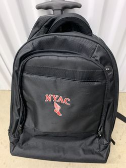 Official NYAC Roller backpack ideal for Work and School.