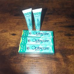 3 Unopened Tubes Of Optixcare Eye Lube For Pets