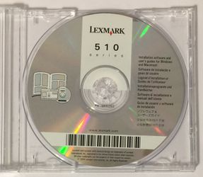 Lexmark 510 Series Software CD-Rom