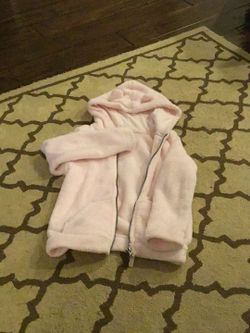 Carters size 8 pink bear ear hoodie