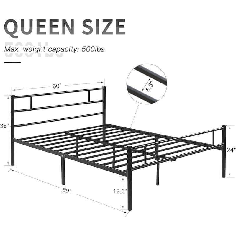 Metal Platform Bed Frame
