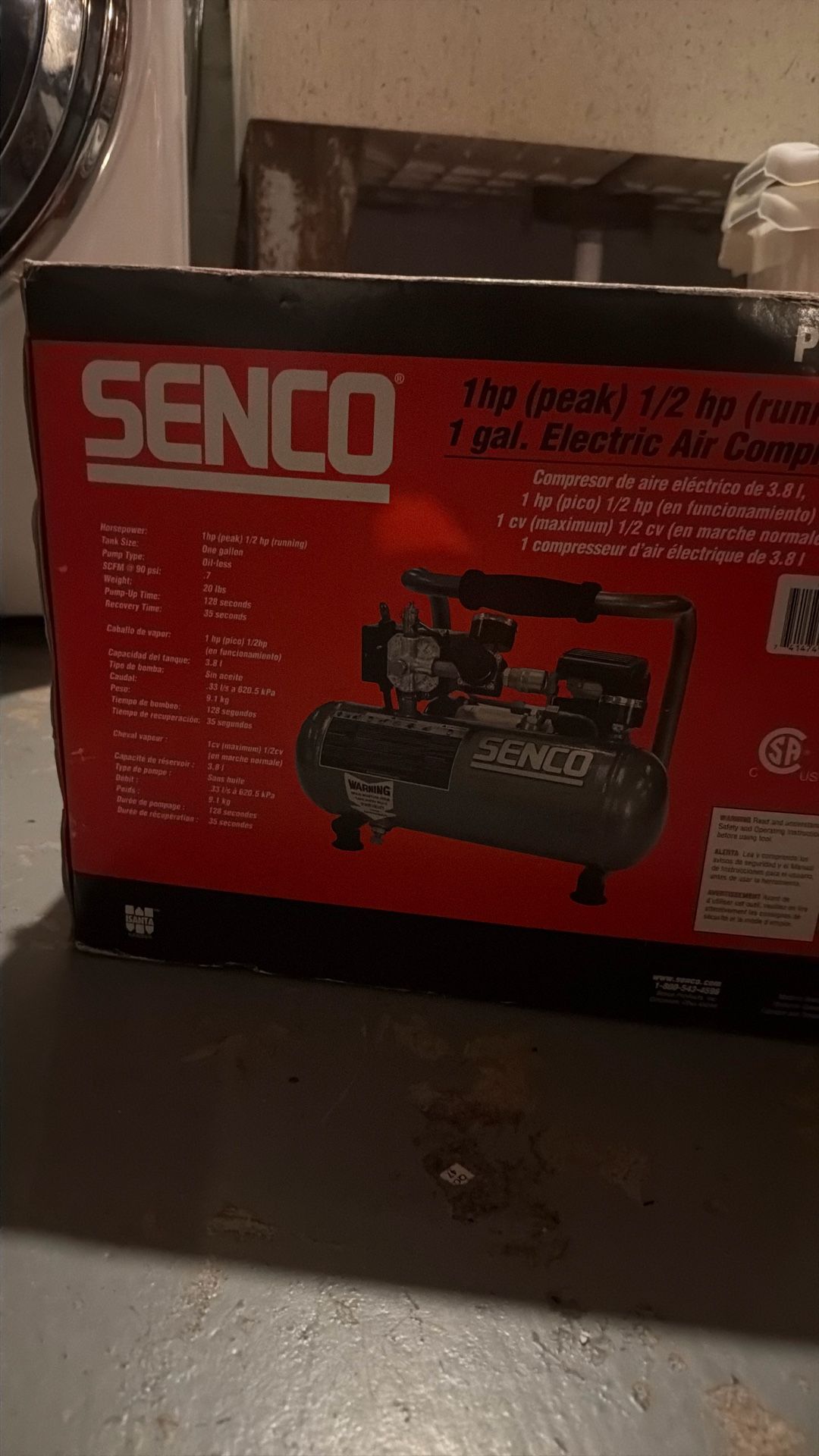 Senco PC1010 Trim Air Compressor, Open Box, $150 OBO
