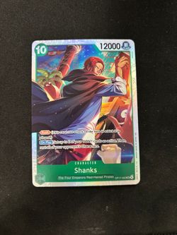 one piece tcg world’s strongest warriors shanks super rare op17-022 mint