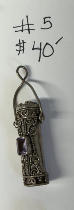STERLING SILVER AMETHYST JEWELRY
