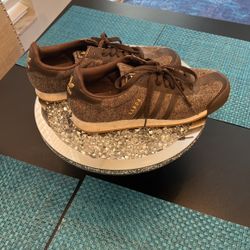 Adidas Samoa Size 11 Used Great Condition Running Brown Shoe Men’s 