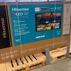 100U65QC 100” Hisense smart 4k Qled tv 
