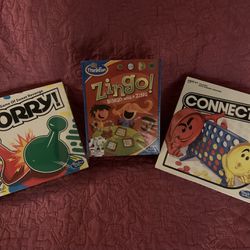 Brand New Board Games ages 4-6 and Up