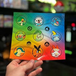 Pokemon Card - First Partner Sticker Set