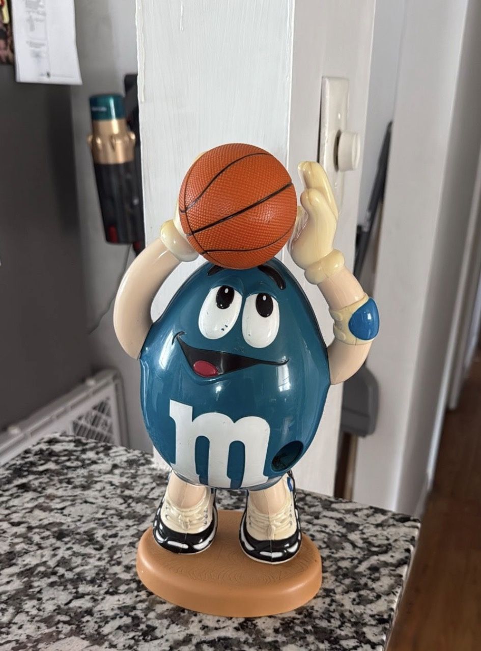 Blue Basketball M&ms Dispenser