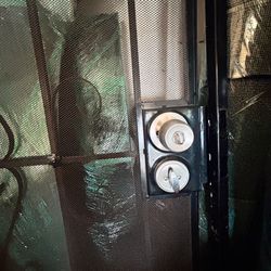 Security screen door