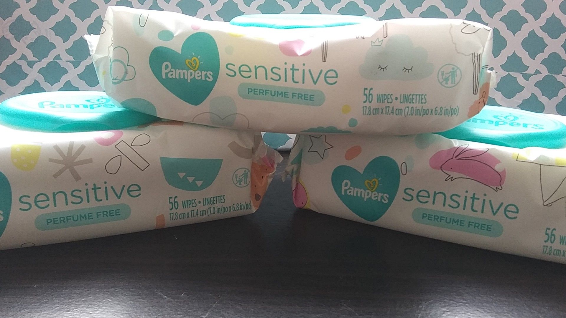 New pampers sensitive baby wipes 3pack