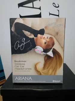 BrookStone Ariana Grande Wireless Cat Ear Headphones