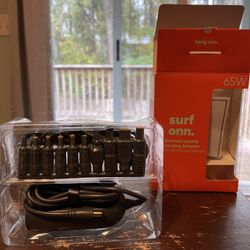 Onn 65w Charger w/tips + 65w HP Charger