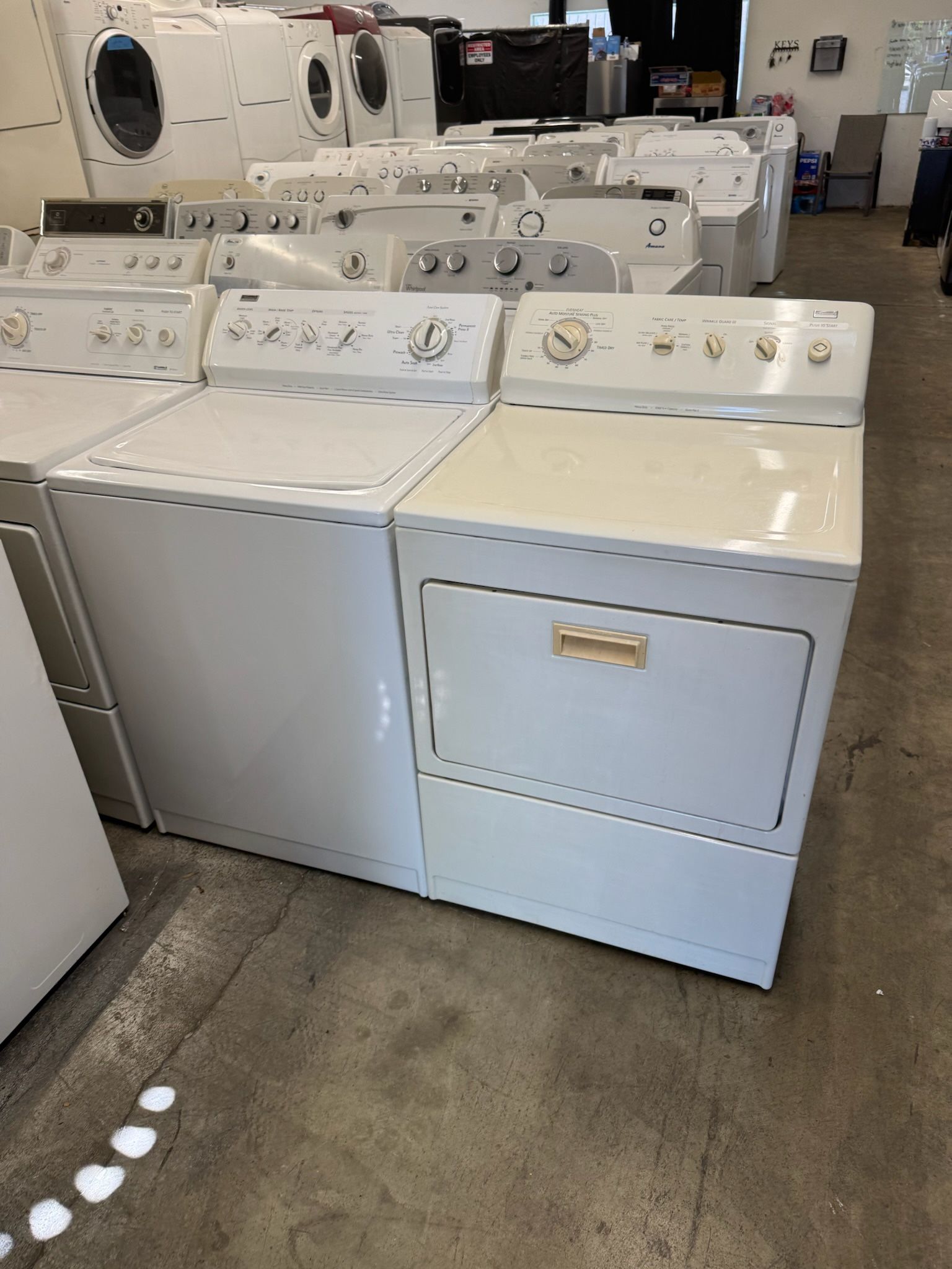 Used Kenmore Washer and Gas Dryer with Warranty Top Load Old School