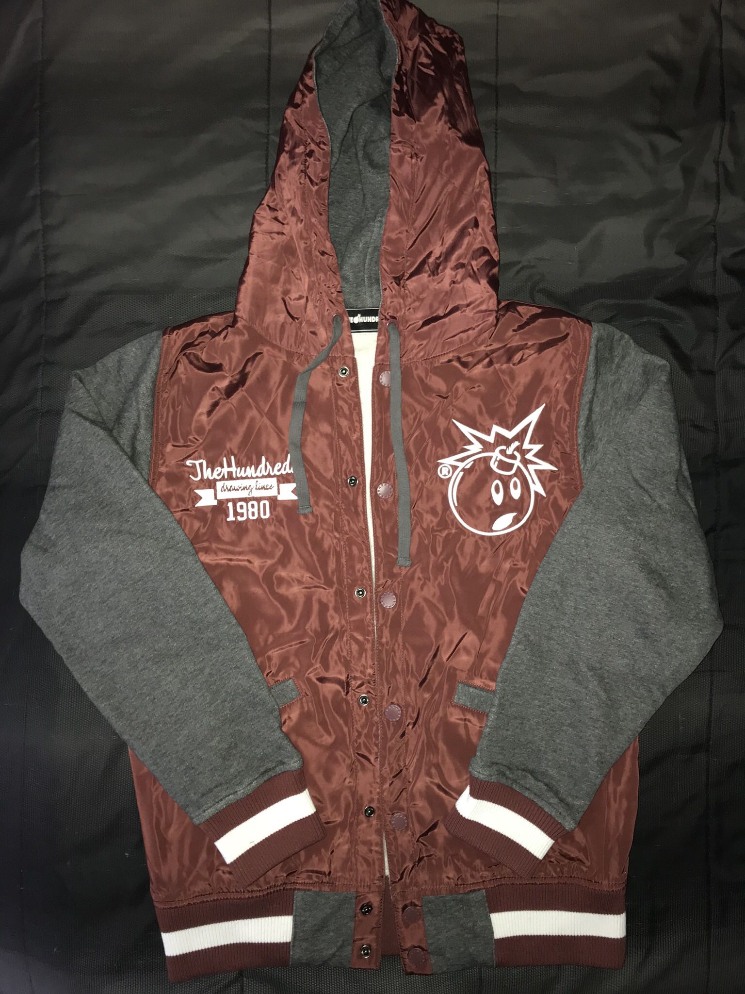 The Hundreds Hooded Varsity Jacket 