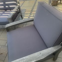 Wooden Patio Furniture With Cushions