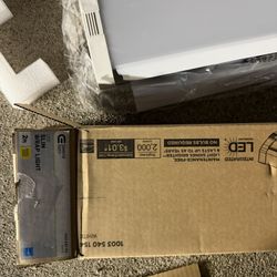 Commercial Electric 1-Pack 24 in. 2,000 Lumens Integrated LED White Wraparound