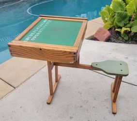 Vintage Kids Wood Desk