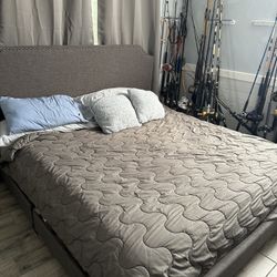 King Sized Bed Frame And Mattress 