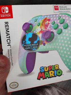 Mario Wireless Controller colorful..for the Nes Switch