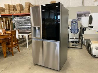 LG 27 cu. ft. Smart Refrigerator with Craft Ice in Stainless Steel Model# LRSVS2706S