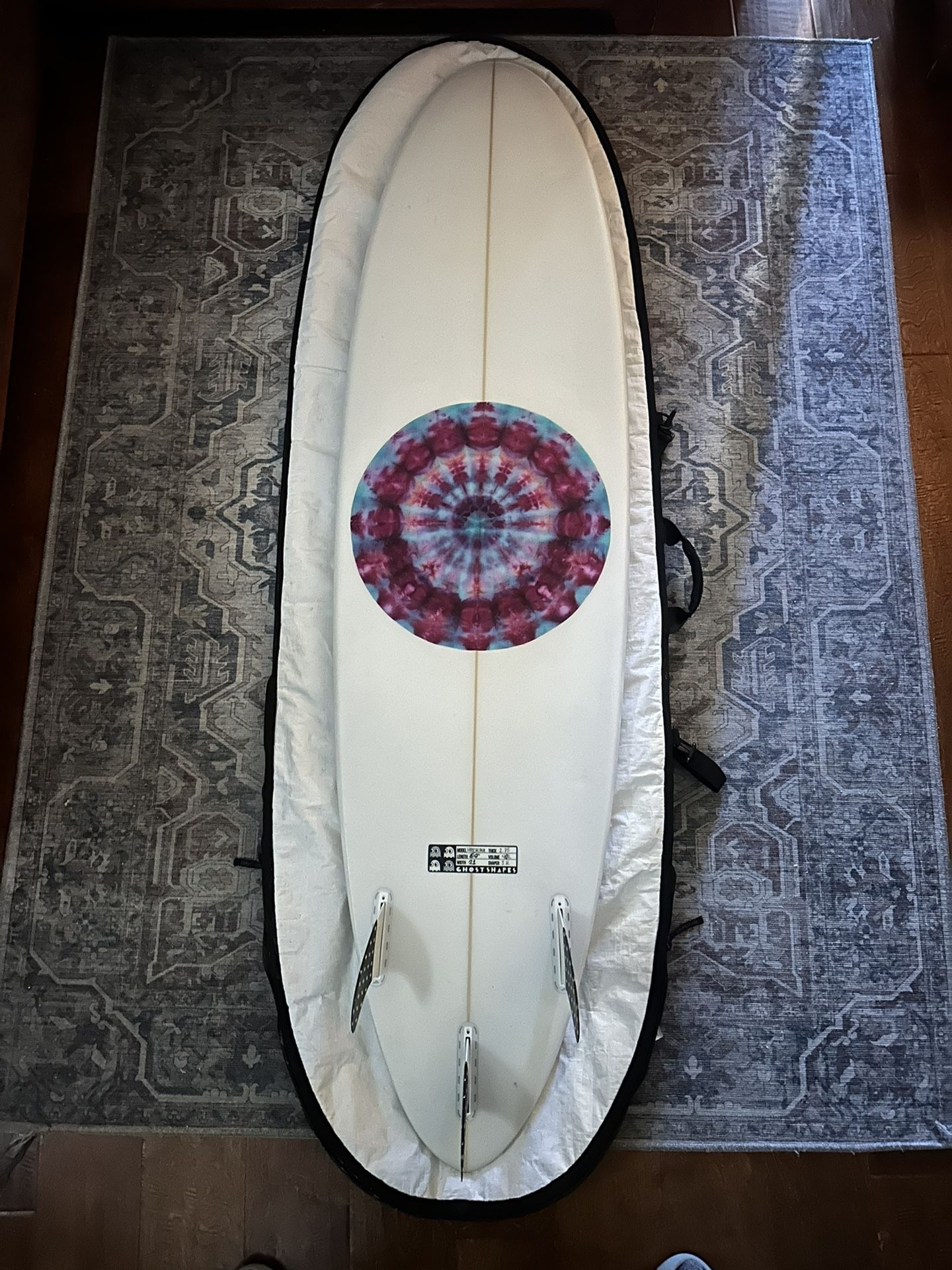 6’10 Ghost Shapes Surfboard (Egg style)