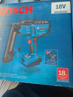 Bosch 18V Brushless 18GA Narrow Crown Stapler GTH18V-18M