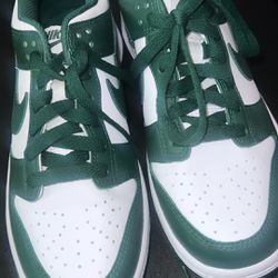 Green And White Dunks 