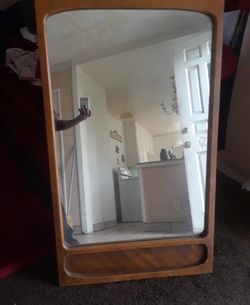 Wooden Mirror