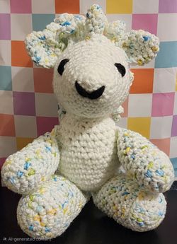 Handmade Crochet Unicorn Stuffed Animal