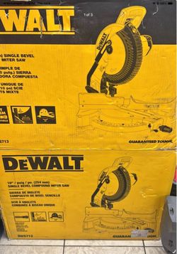 DEWALT DWS713 10" Single Bevel Compound Miter Saw