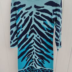Lilly Pulitzer Polly animal print sweater dress