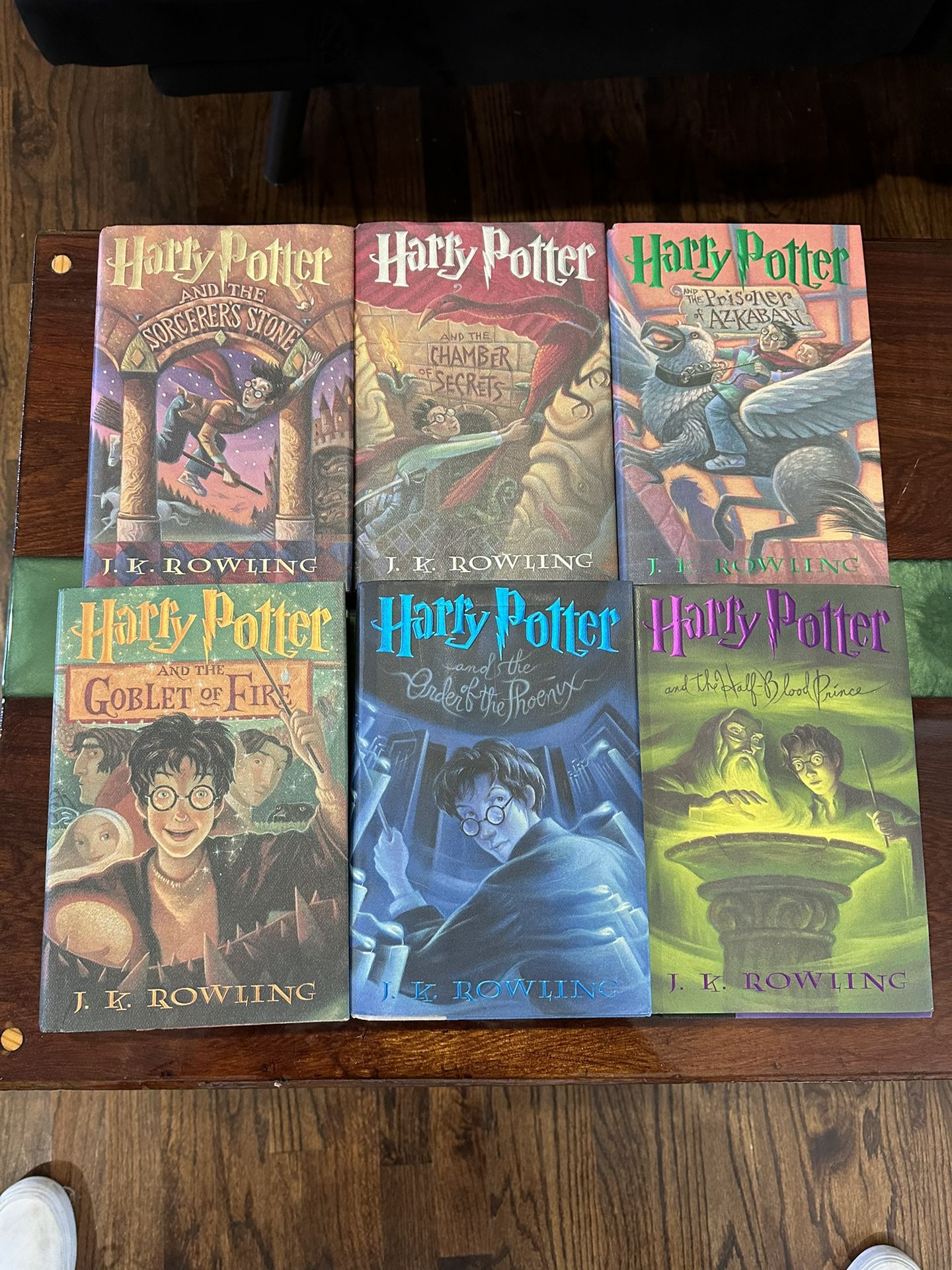 Harry Potter Books 1-6 Hardcover Scholastic Book Set, GREAT CONDITION