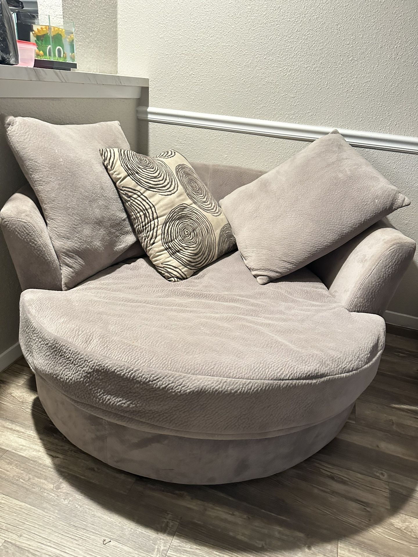 Oversized Swivel Chair