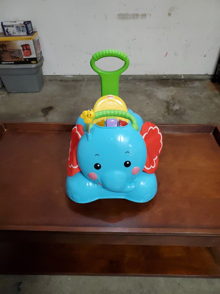 Fisher Price 3 In 1 Ride,stride,bounce Elephant