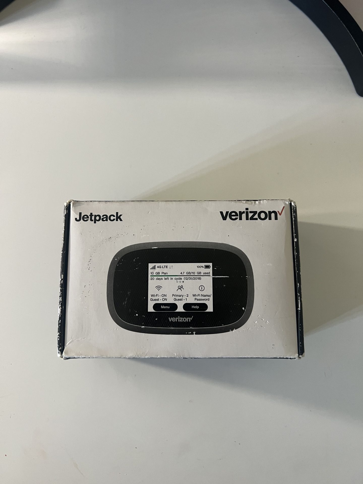 Verizon Jetpack Hotspot Wifi Device - 4G LTE Migfi 8800L