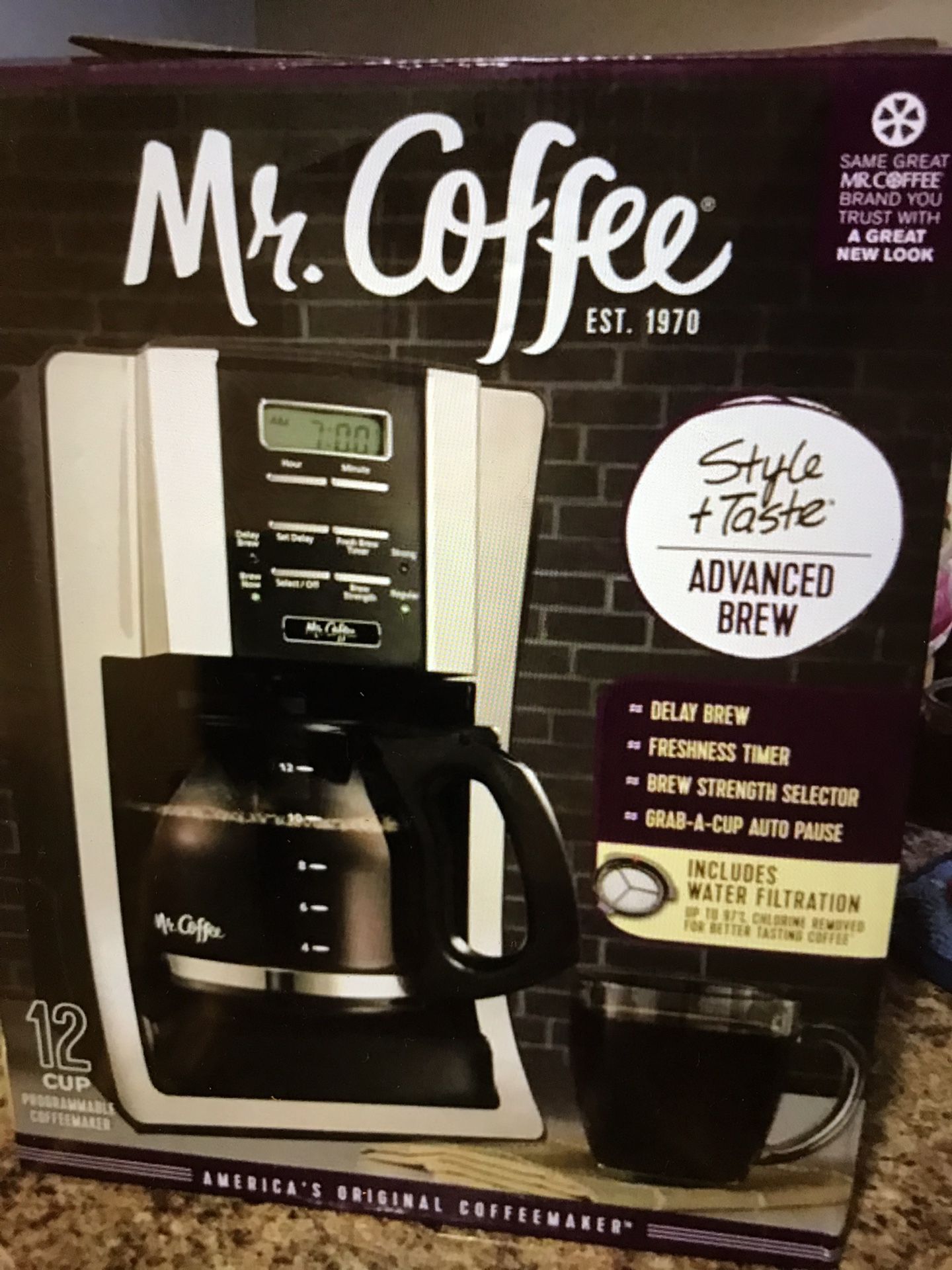 Mr. Coffee Style and Taste Advanced Brew..