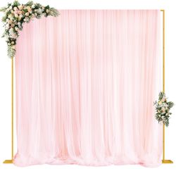 10‘ X 10‘ Backdrop Stand, Gold Framed