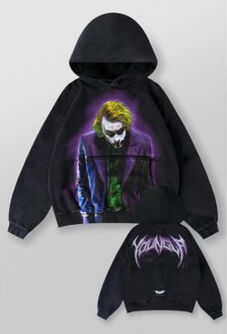 Youngla Joker Midnight Hoodie size Medium M MD Batman #5174
