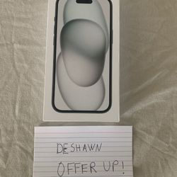 Brand New iPhone 15 Black 128GB 