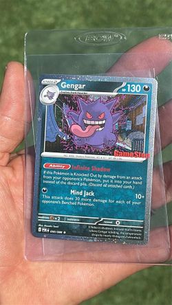Gengar promo pokemon card