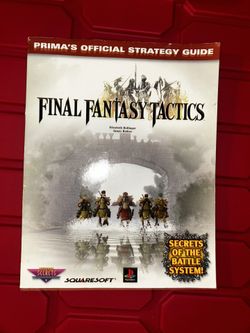 Final Fantasy Tactics Strategy Guide 