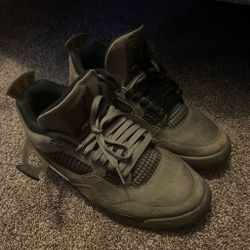 grey jordan 4s size 10 box and everything