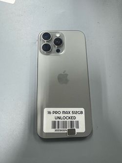 iPhone 16 Pro Max 512gb Unlocked