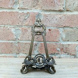 Vintage Brass Display Easel 