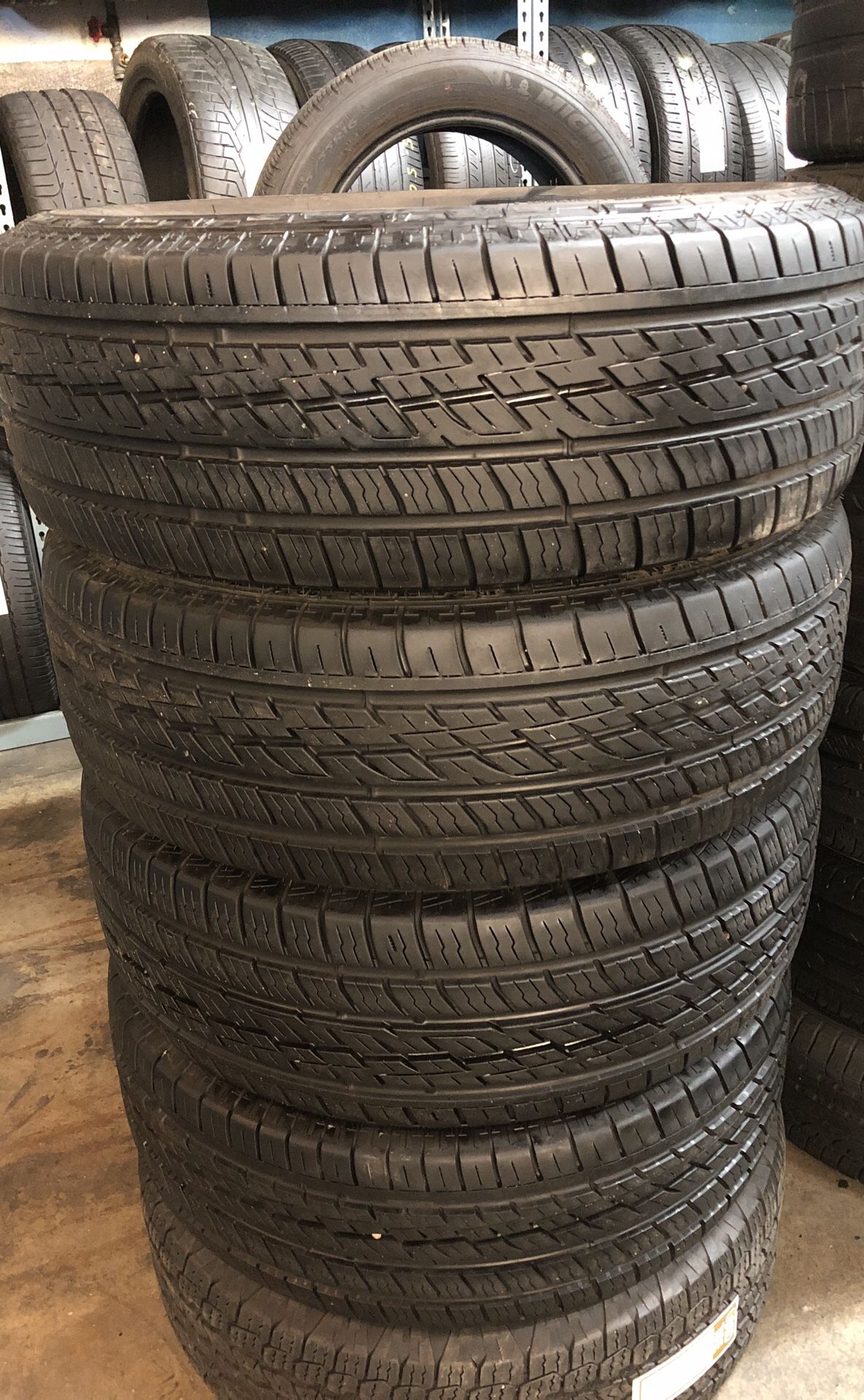 Set of 4 P265/70R16 Nitto Crosstek 2 Used Tires